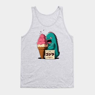 kawaii godzilla Tank Top